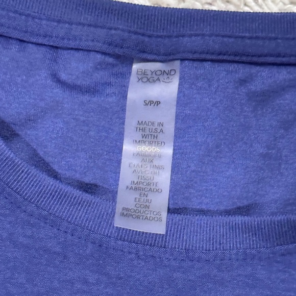 Beyond Yoga Set - Eternal Blue Heather - Picture 2 of 3